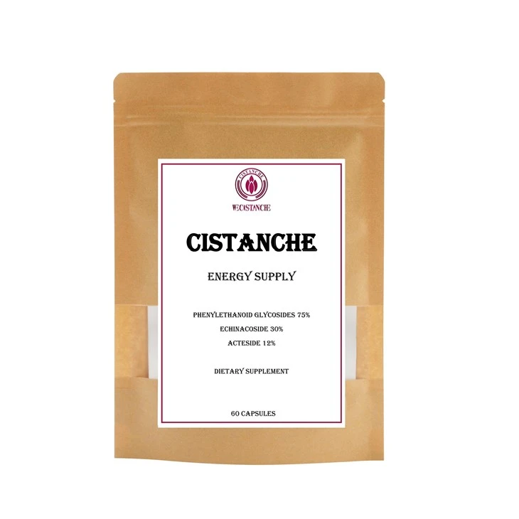 Cistanche fæðubótarefni Orkuframboð Phenylethanoid Glycosides 75 prósent Echinacoside 30 prósent Acteoside 12 prósent